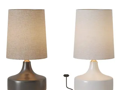 Nordic Bedside Table Lamp 3D model