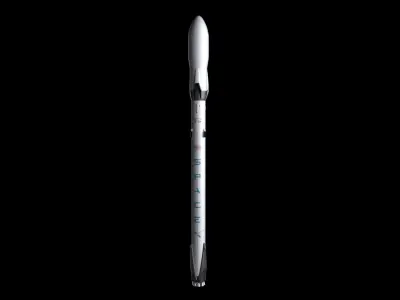 Falcon 9  Fully Reusable 3D model