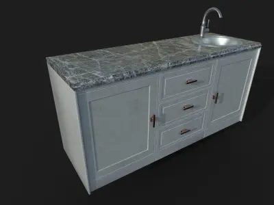 kitchen countertop 3D model