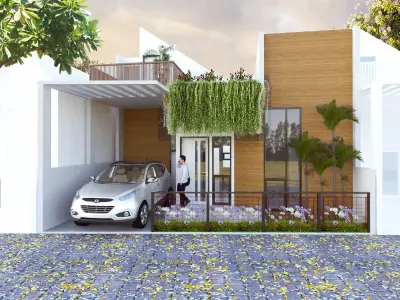 OTTO House Architectural Design Low-poly 3D model