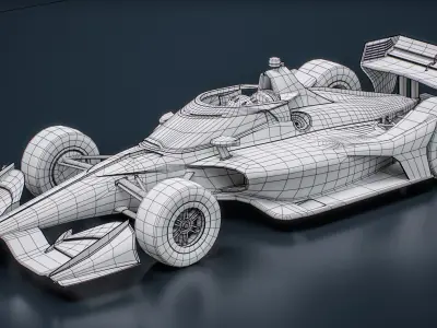  Dallara DW12 UAK-18 2025 High Downforce Race Livery 