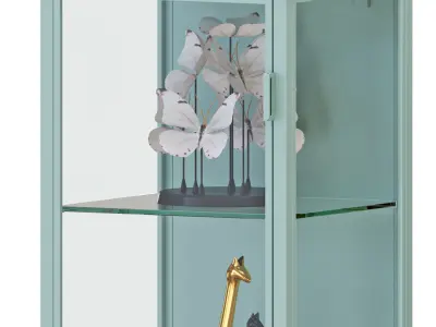 RUDSTA and DEROLF glass-door cabinet 3D model