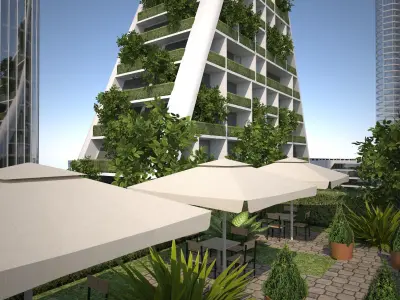 Belfort City Low-poly 3D model