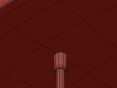 Untitled big one bronks hanging from ceiling 3D model