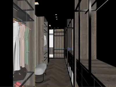 INTERIOR 1 bathroom 3D model