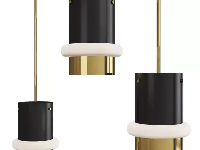 Beckenham One Light Pendant Light Low-poly 3D model