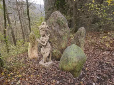 Realistic Rock Model With Blendshapes Low-poly 3D model