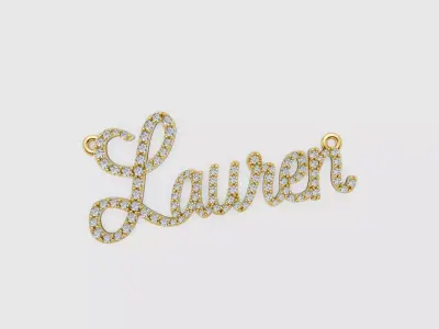 Lauren pendant  3D print model