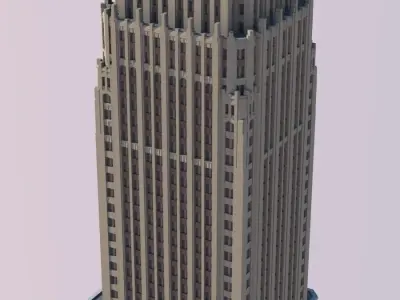 Gulf Building Houston 3D print model