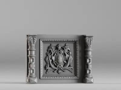 001582 Architectural Element 3D print model