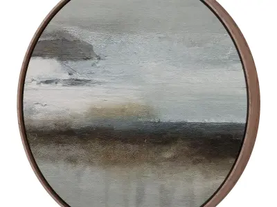 Abstract Painting Frame set 3D model 656