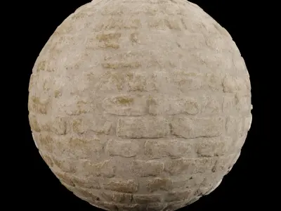  Desert Limestone Brick Tiles Material PBR 200 x 200 cm Texture