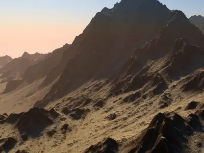 Mountains big n2 3D model