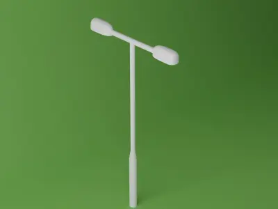 Street Light Low-poly 3D model