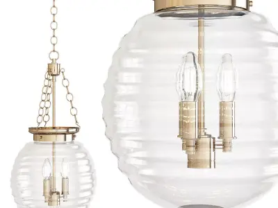 Beehive Pendant Light Low-poly 3D model