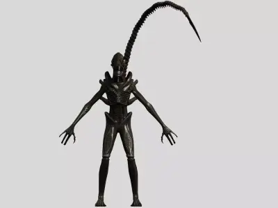  Xenomorph Alien Warrior 3D model