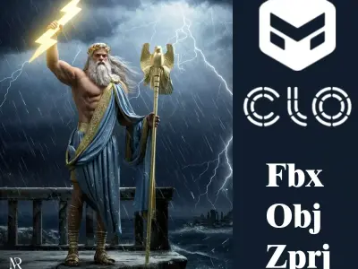 Zeus  Lord of the Storms 3D model