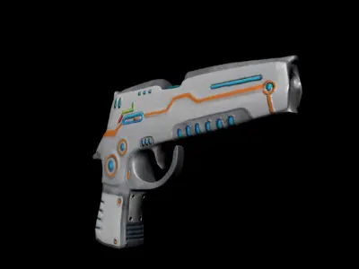 Sci-Fi handgun 3D model