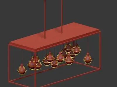 Eurofase Zarina 15 Light LED Chandelier 3D model