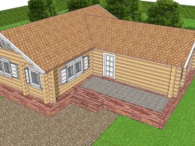 Creative Design-Holiday Cabin-068 3D model