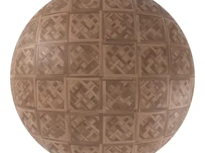 Parquet - Laminate - Wooden floor 4 in 1 3D model