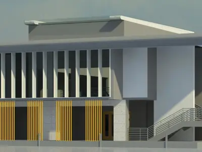 Bus Transportation Hub 3D print model