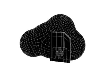 eSim Card Icon v1 001 Low-poly 3D model