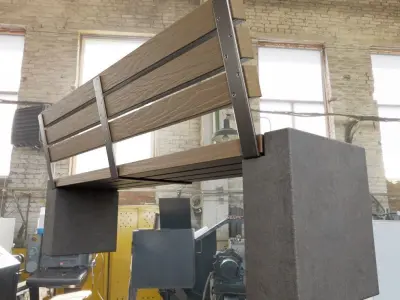 Street Bench 10 Version 2 Low-poly 3D model