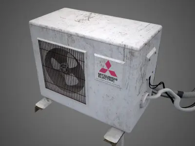 AirConditioning Mitsubishi 3D model