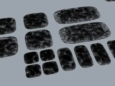 Tabletop Gaming Landscapes Mega Pack 001 3D print model