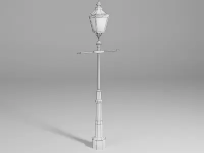 street lamp Low-poly 3D model