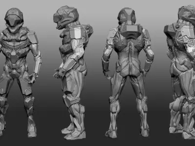 Udath the Bounty Hunter 3D print model