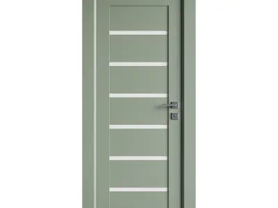 Modern entrance door 28 3D model