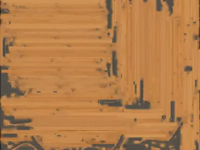 Classic Wooden Park Bench 3D Model Outdoor Seating Low-poly 3D model