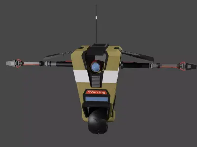 Claptrap Stylized Robot Model Low-poly 3D model