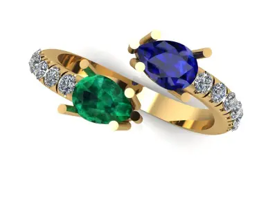 ring vice versa 3D print model