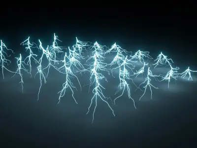 Lightning Pack v27 3D model