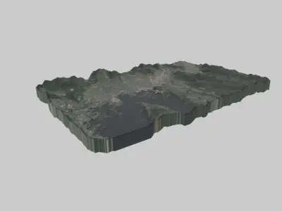 OSLO City Low-poly 3D model