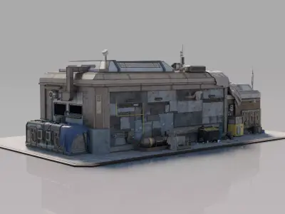 Neighborhood House Building 10 3D model