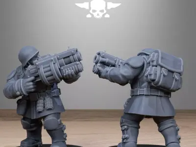 FreeGuard Mutant Sisters 3D print model