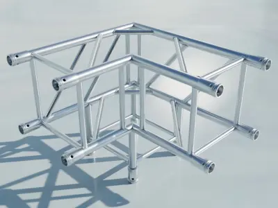 Standard Truss Square Connection Collection 3D Model Pack