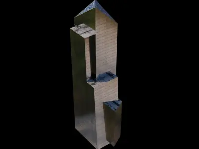 Hudson Yards 10 - NYC Low-poly 3D model
