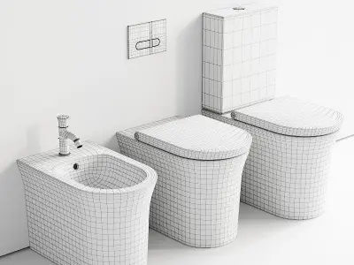 Duravit White Tulip WC 3D model