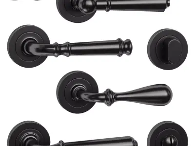 Pittella door handles 3D model