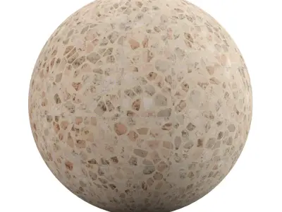 Terrazzo Brick Texture PBR Vray Corona Blender Texture