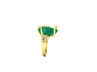 Women Ring  Render 3dm STL OBJ FBX Details 3D print model 241