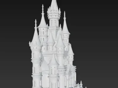 The Magic of Gothic Architecture at Home Detailed Gothic Castle  3D print model