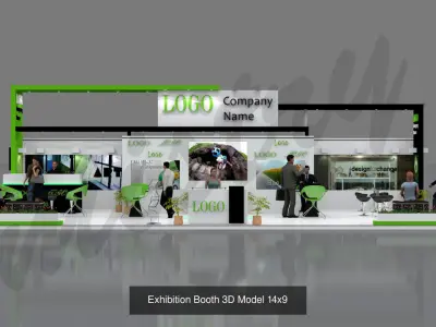 Exhibition Stall Design Collection 10 Models Collection 3D Model Pack