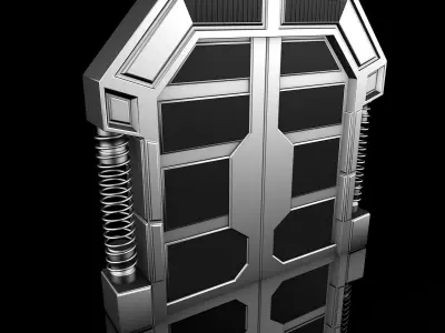 Sci Fi Door 3D model