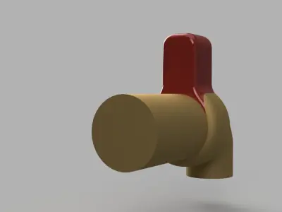 Water tank type 1 1-10 RC accessory Free 3D print model